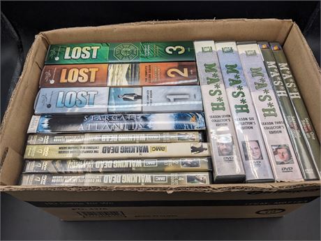 LARGE COLLECTION OF DVD TV SERIES - EXCELLENT CONDITION