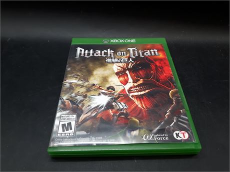 ATTACK ON TITAN - EXCELLENT CONDITION - XBOX ONE