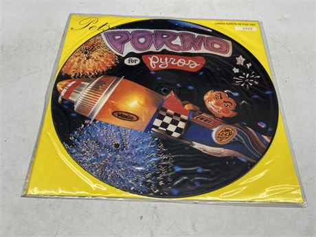 PETS - PORNO FOR PYROS LIMITED EDITION PICTURE DISC - EXCELLENT (E)