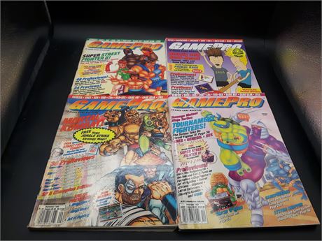 COLLECTION OF GAMEPRO MAGAZINES - VERY GOOD CONDITION