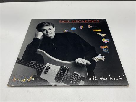 PAUL MCCARTNEY - ALL THE BEST 2LP - (E) EXCELLENT