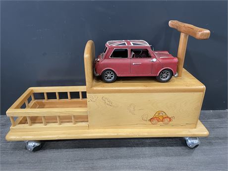 WOODEN TOY “RIDE ON” TRAIN