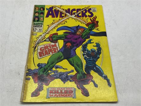 THE AVENGERS #52 (PARTIALLY DETACHED COVER)
