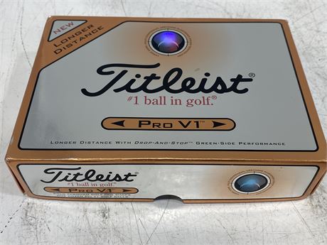 NEW IN BOX TITLEIST PRO V1’S-2 SLEEVES PROV1, 2 SLEEVES PROV1X