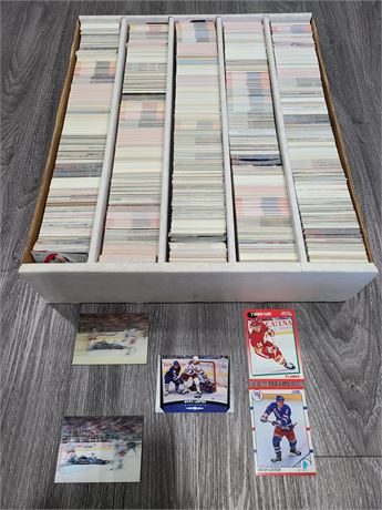 BOX OF NHL CARDS (Mostly 90's