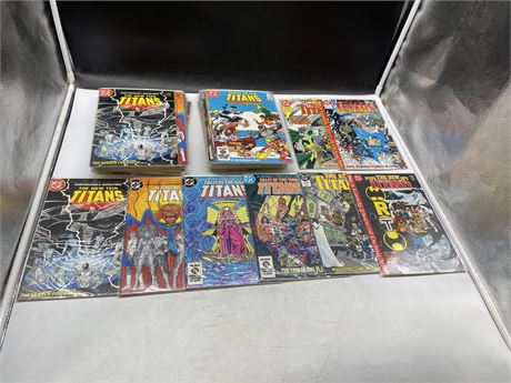 16 TALES OF THE TEEN TITANS + THE NEW TEEN TITANS #2-15 (WITH DUPLICATES) & 4