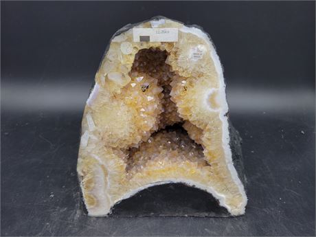 CITRINE CATHEDRAL GEODE (10"Tall - 12.35kg)