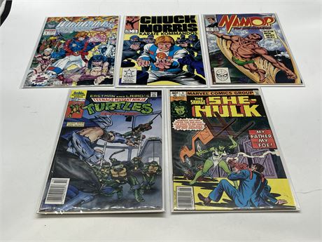 5 MISC COMICS INCLUDING 3 FIRST ISSUES