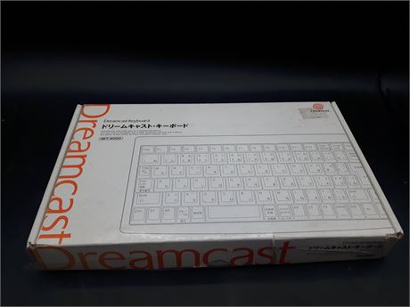 JAPANESE DREAMCAST KEYBOARD - CIB - VERY GOOD CONDITION