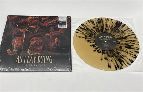 AS I LAY DYING - SHAPED BY FIRE / LE BLACK SPLATTER VINYL - MINT (M)