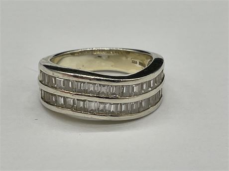 MARKED 925 MENS RING SIZE 9