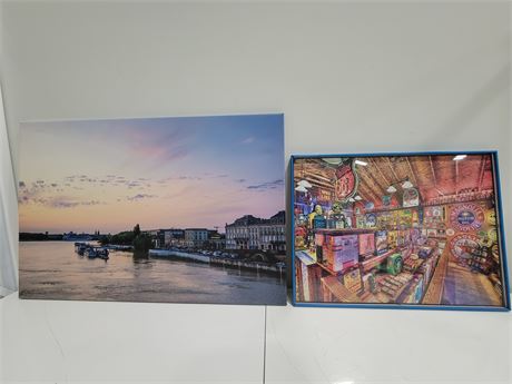 ONE PICTURE 3X2FT & PUZZLE PICTURE 25X19"