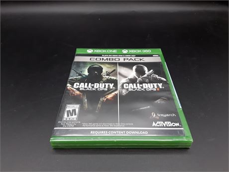 NEW - CALL OF DUTY BLACK OPS 1 & 2-  XBOX ONE