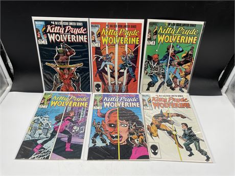 KITTY PRYDE + WOLVERINE ISSUES 1-6 COMPLETE