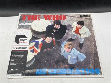 SEALED THE WHO - MY GENERATION
