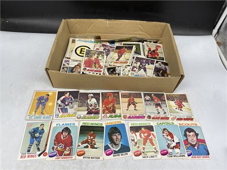 FLAT OF 1970’S NHL CARDS