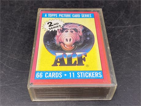 1988 ALF COMPLETE SERIES 2 SET WITH STICKER