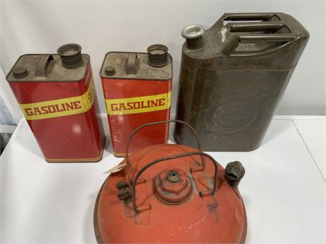 VINTAGE GAS CANS