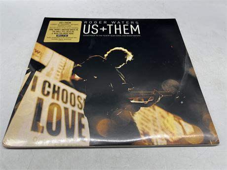 SEALED - ROGER WATERS - US + THEM 3LP