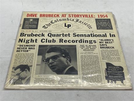 DAVE BRUBECK AT STORYVILLE: 1954 - EXCELLENT (E)