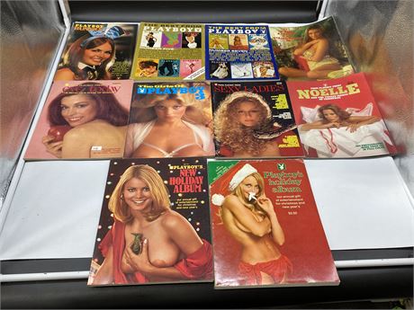 10 PLAYBOY SPECIAL EDITIONS 1970s