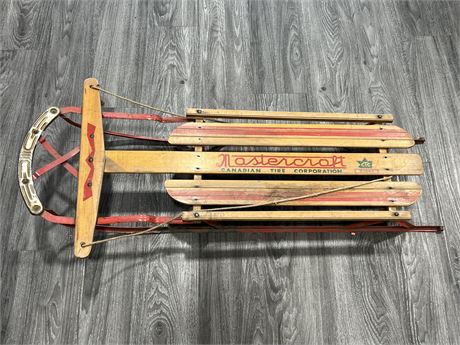 RARE EARLY CANADIAN TIRE SLED (46”)