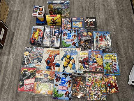 LOT OF MARVEL COLLECTABLES