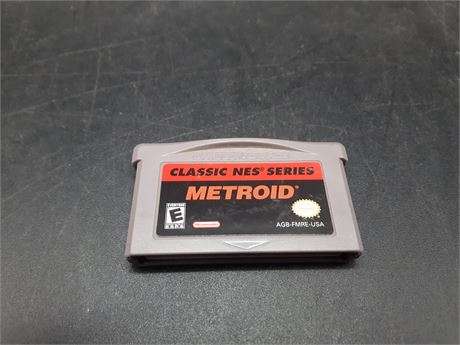 METROID CLASSIC NES SERIES - EXCELLENT CONDITION - GBA