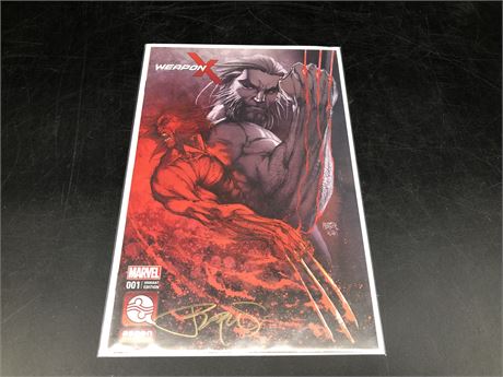 SIGNED WEAPON X #1 VARIANT EDITION