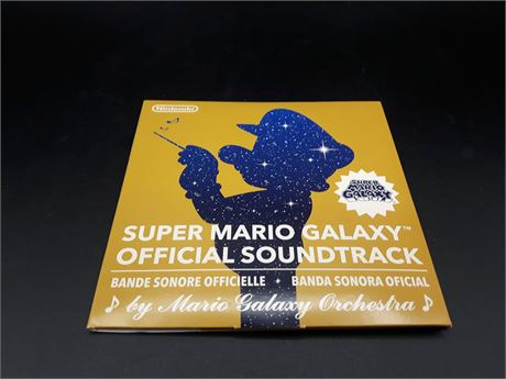 SUPER MARIO GALAXY SOUNDTRACK - MINT CONDITION - CD