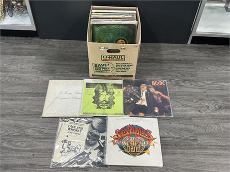 BOX OF MISC RECORDS - CONDITION VARIES