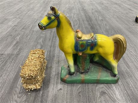 ANTIQUE CHALK ART PRICE FROM PNE (12” TALL)