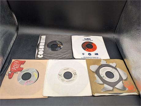 COLLECTION OF 7" VINYL RECORDS (VG) VERY GOOD CONDITION