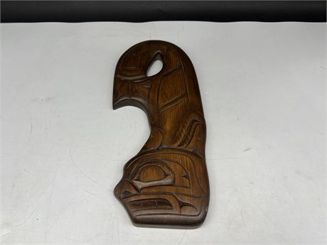 HAND CARVED INDIGENOUS PIECE - 13”