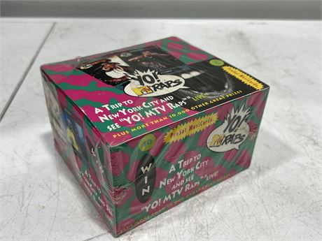 SEALED MTV RAPS CARD BOX
