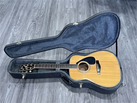YAMAHA FG4615 SPRUCE TOP ACOUSTIC GUITAR IN HARD CASE