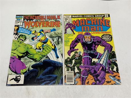 2 ASSORTED FIRST ISSUE MARVEL COMICS