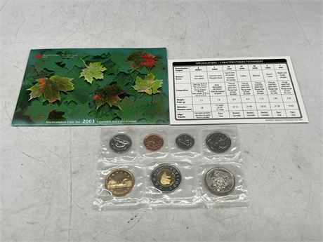 2003 RCM UNCIRCULATED COIN SET