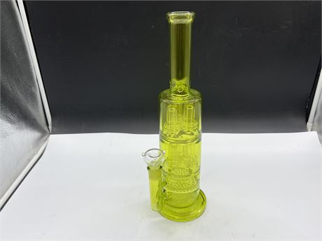 LARGE CLEAN GLASS BONG (16” tall)