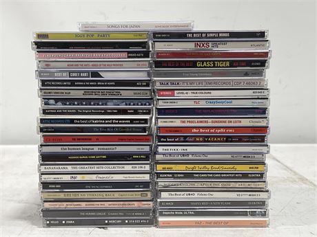OVER 40 NEW WAVE PUNK CDS - EXCELLENT TO NEAR MINT
