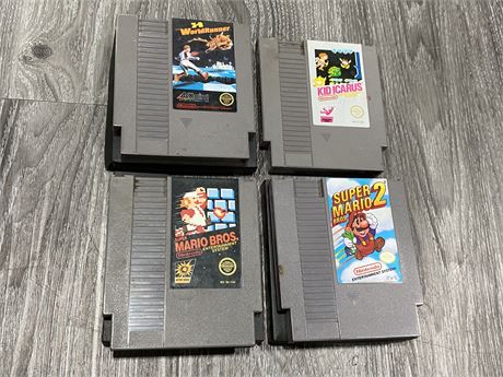 4 NES GAMES