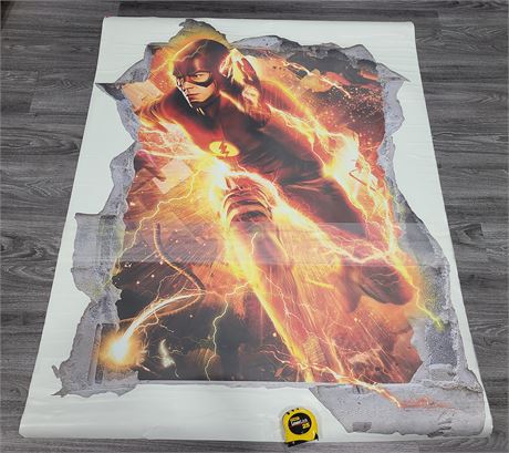 LARGE "THE FLASH" WALL DECAL (57"x45")