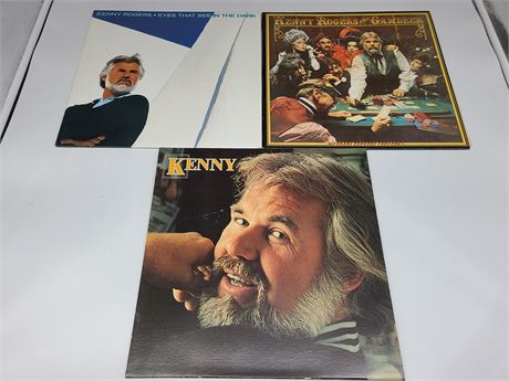3 KENNY ROGERS (good condition)