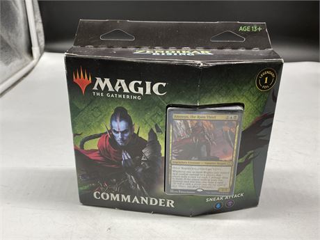 SEALED MAGIC COMMANDER ZENDIKAR RISING CARD BOX