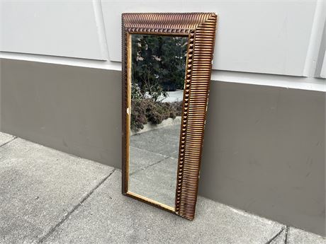ART DECO STYLE MIRROR 45” TALL 20” WIDE
