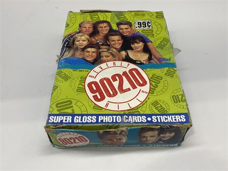 FULL 1991 TOPPS 90210 CARD PACK BOX
