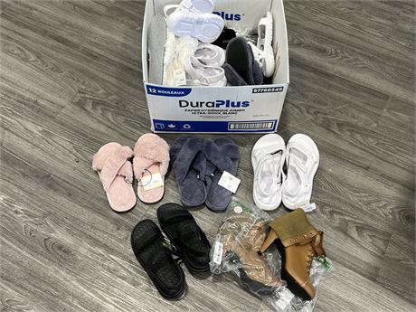 BOX OF SANDALS / SHOES