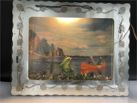 3D LIGHTUP FISHING PICTURE (20”x16”)