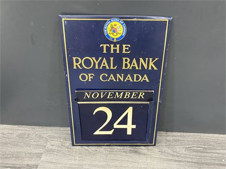 VINTAGE ROYAL BANK OF CANADA PERPETUAL CALENDAR W/ ALL DATES
