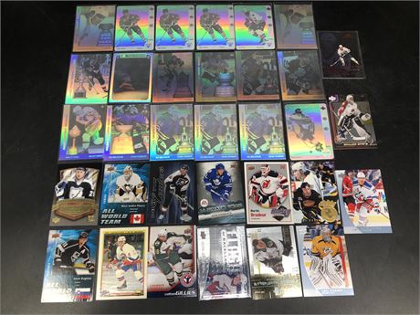 33 CARD LOT OF INSERTS